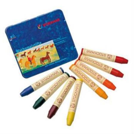 Stockmar Wax Stick Crayons Waldorf Mix  (8)